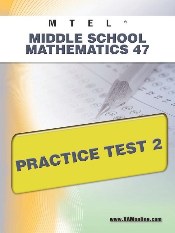 Produktbild: MTEL Middle School Mathematics 47 Practice Test 2