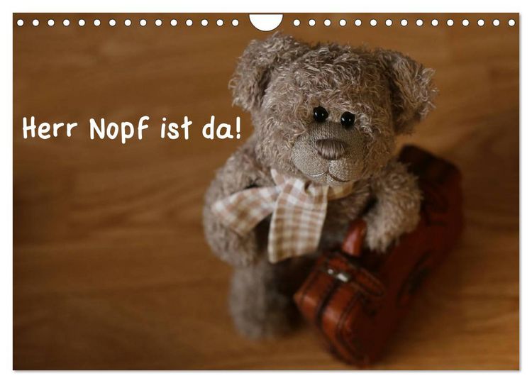 Produktbild: Herr Nopf ist da! (Wandkalender 2026 DIN A4 quer), CALVENDO Monatskalender