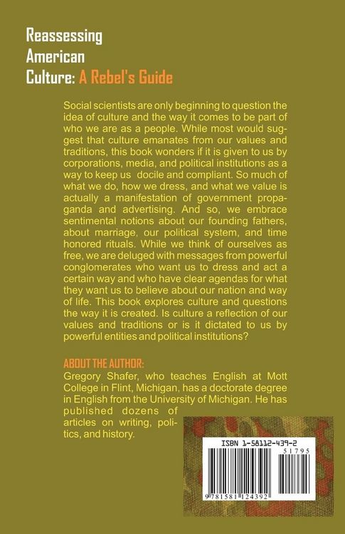 Produktbild: Reassessing American Culture