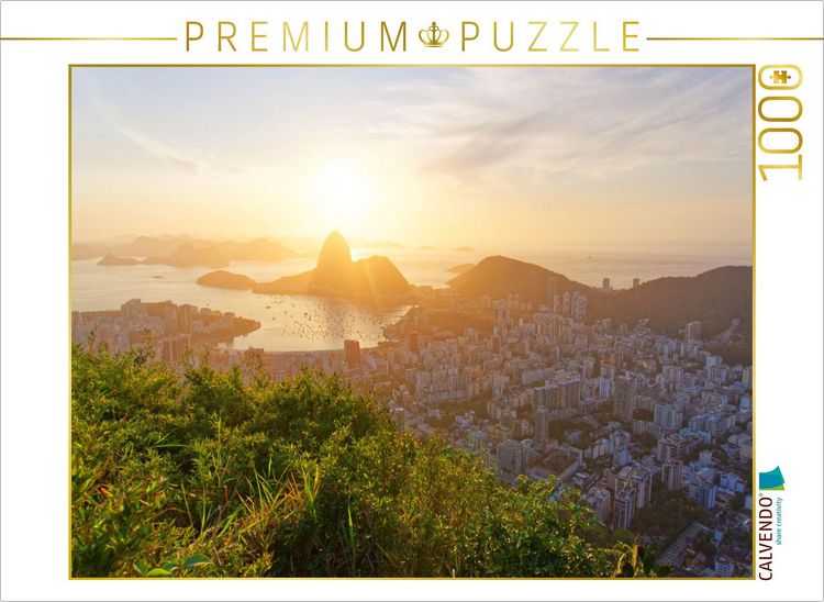 Produktbild: CALVENDO Puzzle Rio de Janeiro | 1000 Teile Lege-Gr&ouml;&szlig;e 64x48cm Foto-Puzzle f&uuml;r gl&uuml;ckliche Stunden