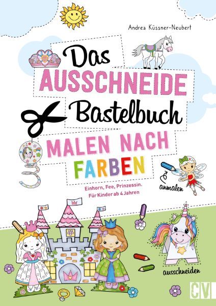 Produktbild: Das Ausschneide-Bastelbuch Malen nach Farben