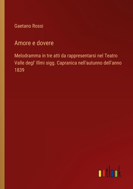 Produktbild: Amore e dovere
