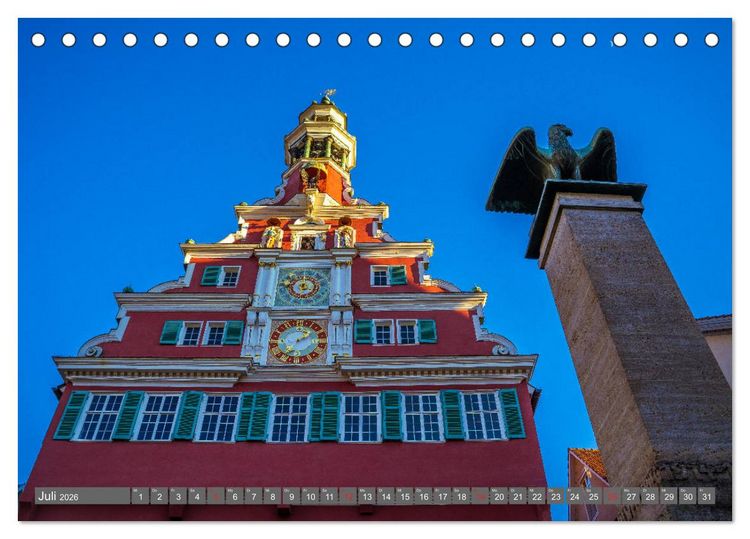 Produktbild: Historisches Esslingen am Neckar 2026 (Tischkalender 2026 DIN A5 quer), CALVENDO Monatskalender