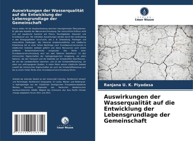 Produktbild: Auswirkungen der Wasserqualit&auml;t auf die Entwicklung der Lebensgrundlage der Gemeinschaft