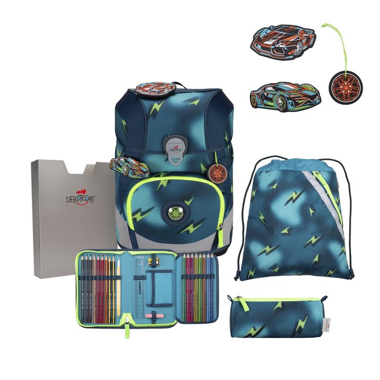 Produktbild: DerDieDas Schulranzen Set ErgoFlex Tiny, Schulranzen Set, 5tlg, Magic Light
