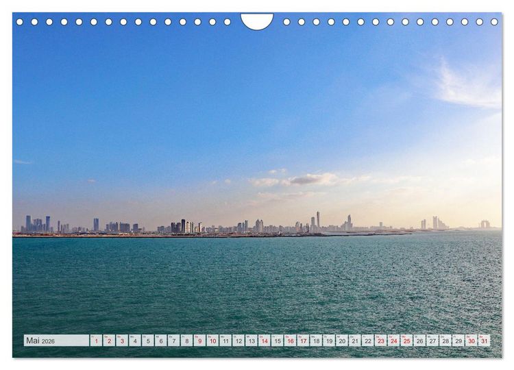 Produktbild: Orient - Manama, Abu Dhabi, Dubai, Maskat (Wandkalender 2026 DIN A4 quer), CALVENDO Monatskalender