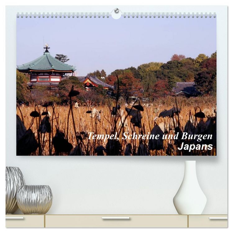 Produktbild: Tempel, Schreine und Burgen Japans (hochwertiger Premium Wandkalender 2026 DIN A2 quer), Kunstdruck in Hochglanz