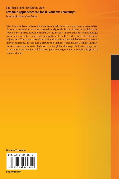 Produktbild: Dynamic Approaches to Global Economic Challenges