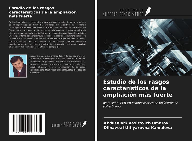 Produktbild: Estudio de los rasgos caracter&iacute;sticos de la ampliaci&oacute;n m&aacute;s fuerte