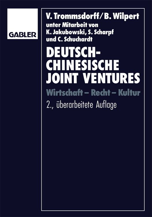 Produktbild: Deutsch-chinesische Joint Ventures