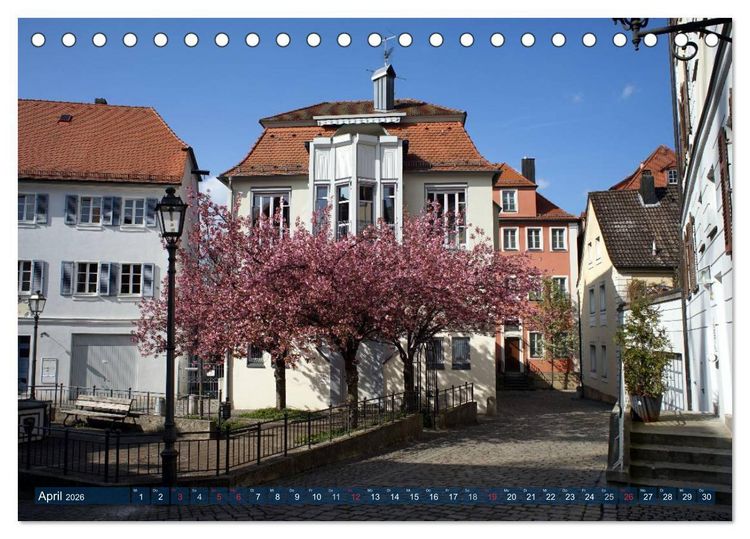 Produktbild: Die Residenzstadt Ansbach (Tischkalender 2026 DIN A5 quer), CALVENDO Monatskalender