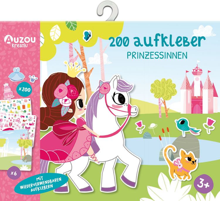 Produktbild: 200 Aufkleber - Prinzessinnen