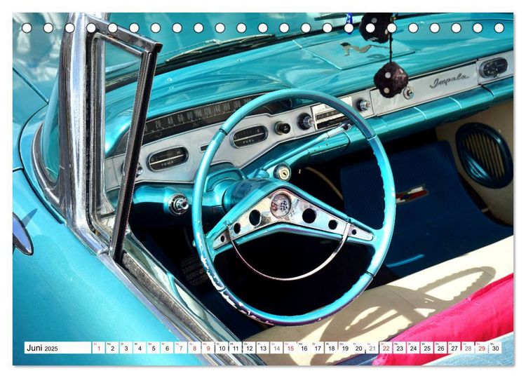 Produktbild: Impala '58 - Ein Chevy der Extraklasse (Tischkalender 2025 DIN A5 quer), CALVENDO Monatskalender