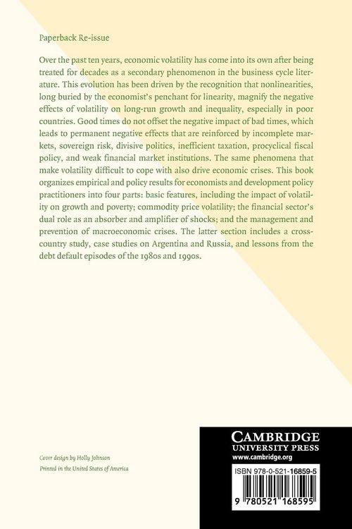 Produktbild: Managing Economic Volatility and Crises
