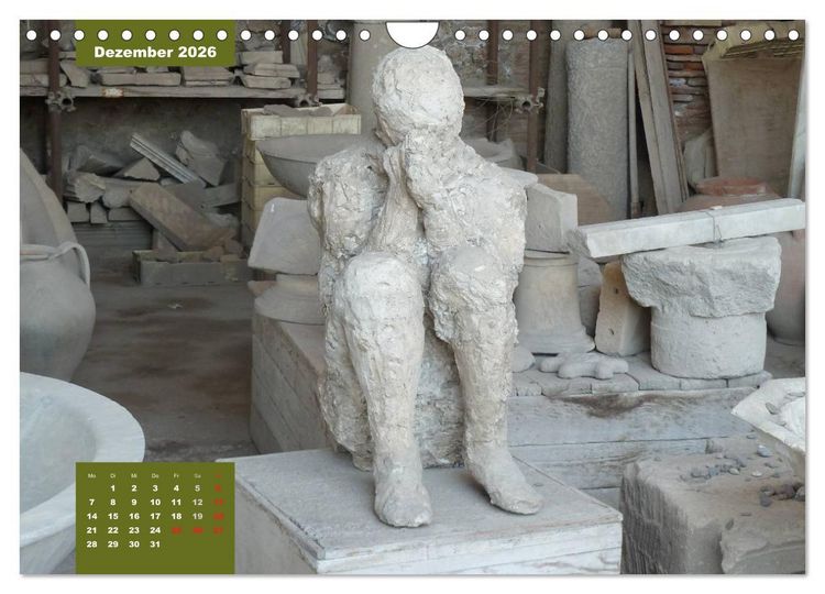 Produktbild: Pompeji-Kalender (Wandkalender 2026 DIN A4 quer), CALVENDO Monatskalender