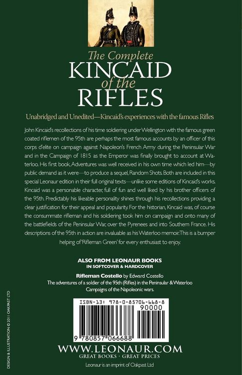 Produktbild: The Complete Kincaid of the Rifles-With the 95th (Rifles) During the Napoleonic Wars
