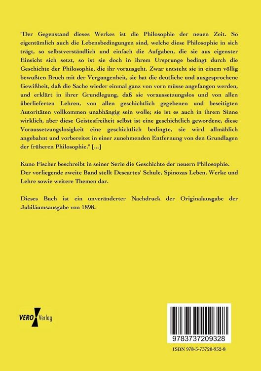 Produktbild: Geschichte der neuern Philosophie