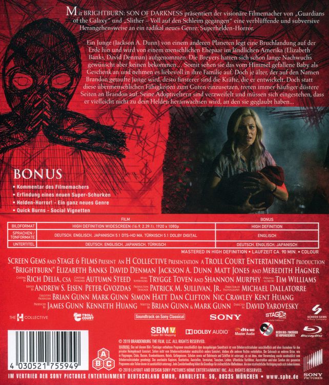 Brightburn: Son of Darkness als Blu-ray kaufen
