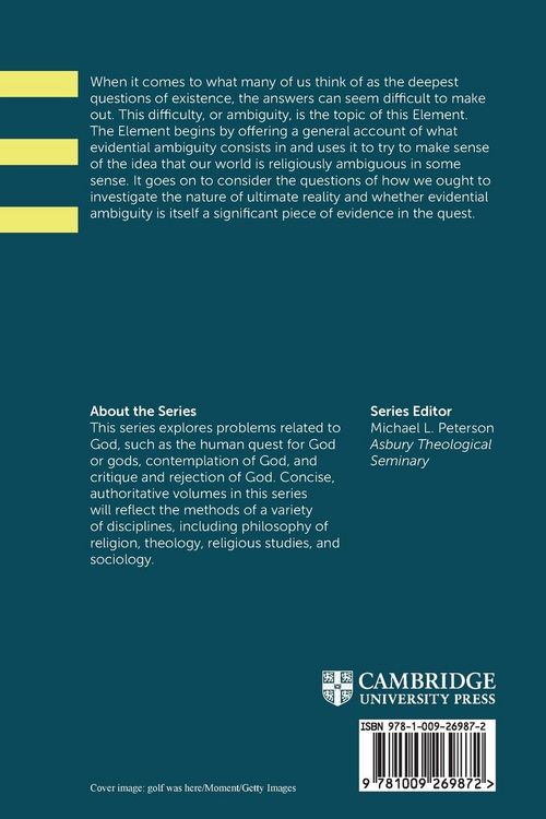 Produktbild: God and the Problem of Evidential Ambiguity