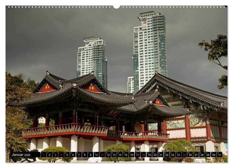 Produktbild: Seoul (Wandkalender 2026 DIN A2 quer), CALVENDO Monatskalender