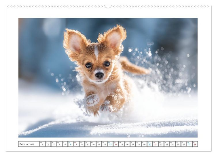 Produktbild: Chihuahua Gl&uuml;cksmomente (Wandkalender 2027 DIN A2 quer), CALVENDO Monatskalender