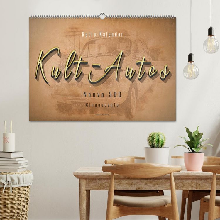 Produktbild: Kult-Autos, Nuova 500 (Wandkalender 2026 DIN A2 quer), CALVENDO Monatskalender