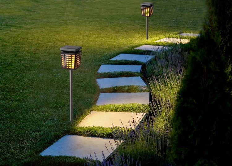 Produktbild: Sygonix SY-4677496 LED-Gartenleuchte SMD LED LED fest eingebaut 4.95W Dunkelgrau
