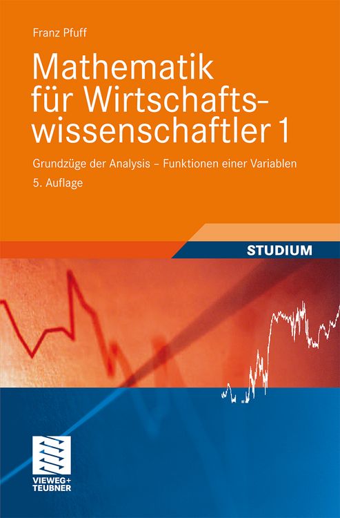 Produktbild: Mathematik f&uuml;r Wirtschaftswissenschaftler 1