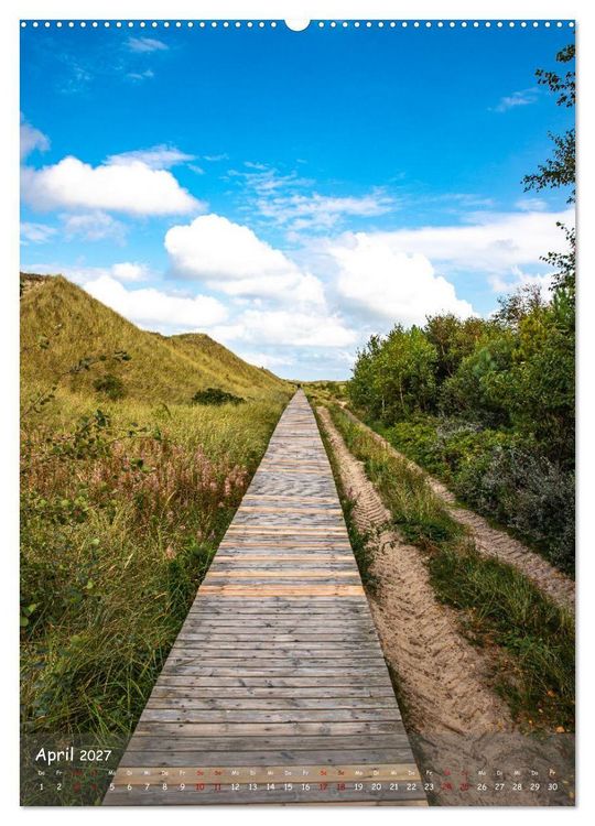 Produktbild: Nordfriesland, Zwischen St. Peter Ording und Sylt (hochwertiger Premium Wandkalender 2027 DIN A2 hoch), Kunstdruck in Hochglanz