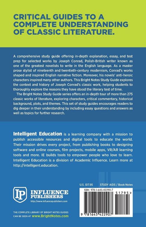 Produktbild: Study Guide to Lord Jim and Other Works by Joseph Conrad