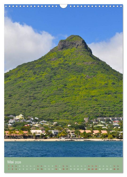 Produktbild: Erlebe mit mir das Inselparadies Mauritius (Wandkalender 2026 DIN A3 hoch), CALVENDO Monatskalender