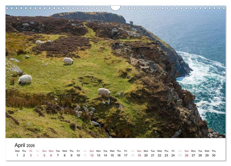 Produktbild: Ireland. Wild Atlantic Views / UK-Version (Wall Calendar 2026 DIN A3 landscape), CALVENDO 12 Month Wall Calendar