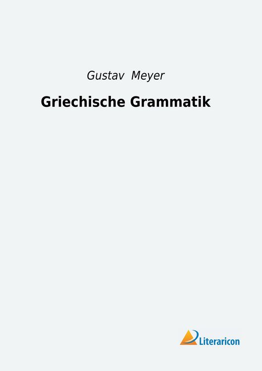 Produktbild: Griechische Grammatik