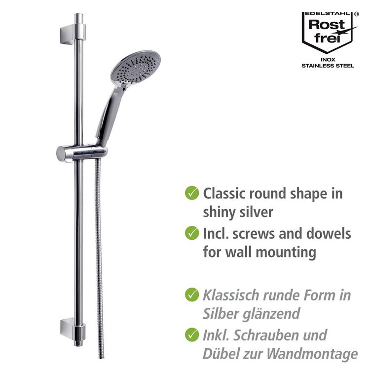 Produktbild: Brauseset Mod. Young Chrom, L&auml;nge Stange: 66 cm