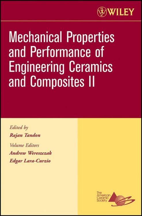 Produktbild: Mechanical Properties and Performance of Engineering Ceramics II, Volume 27, Issue 2