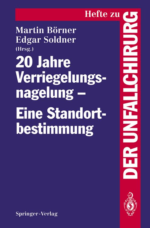 Produktbild: 20 Jahre Verriegelungsnagelung &mdash; Eine Standortbestimmung