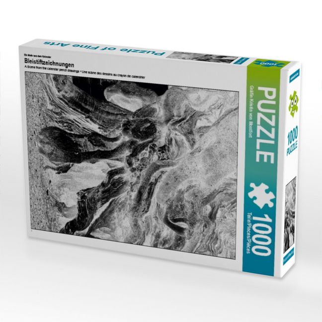 Produktbild: CALVENDO Puzzle Ein Motiv aus dem Kalender Bleistiftzeichnungen | 1000 Teile Lege-Gr&ouml;&szlig;e 64x48cm Foto-Puzzle f&uuml;r gl&uuml;ckliche Stunden