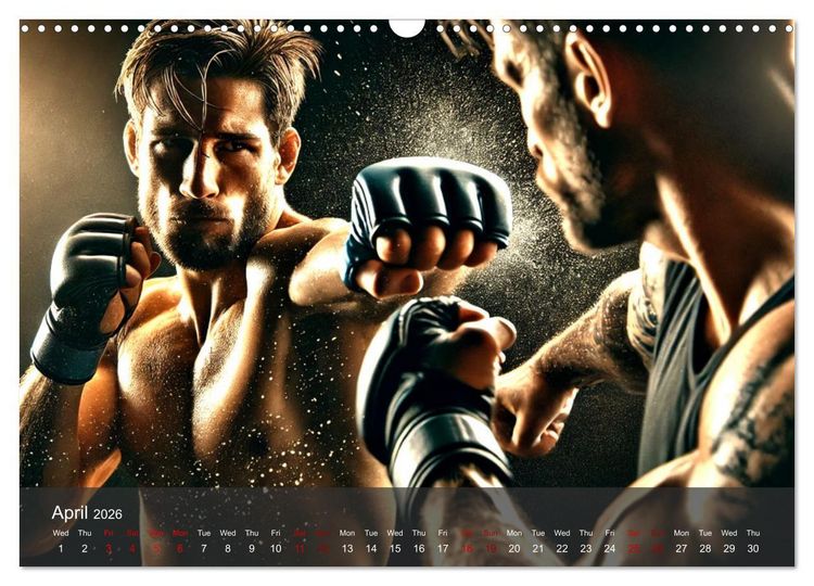 Produktbild: MMA UK - The ultimate fight (Wall Calendar 2026 DIN A3 landscape), CALVENDO 12 Month Wall Calendar