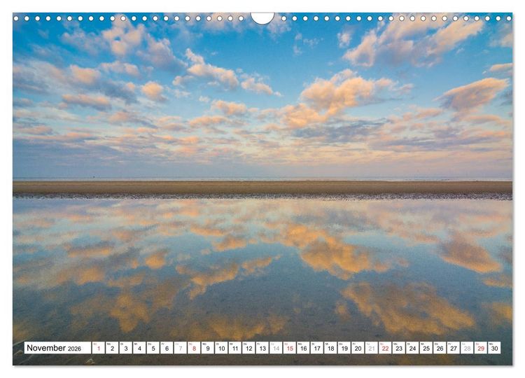 Produktbild: Eiderstedt - Willkommen am Watt (Wandkalender 2026 DIN A3 quer), CALVENDO Monatskalender
