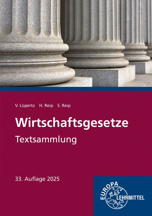 Produktbild: L&uuml;pertz, V: Wirtschaftsgesetze Textsammlung