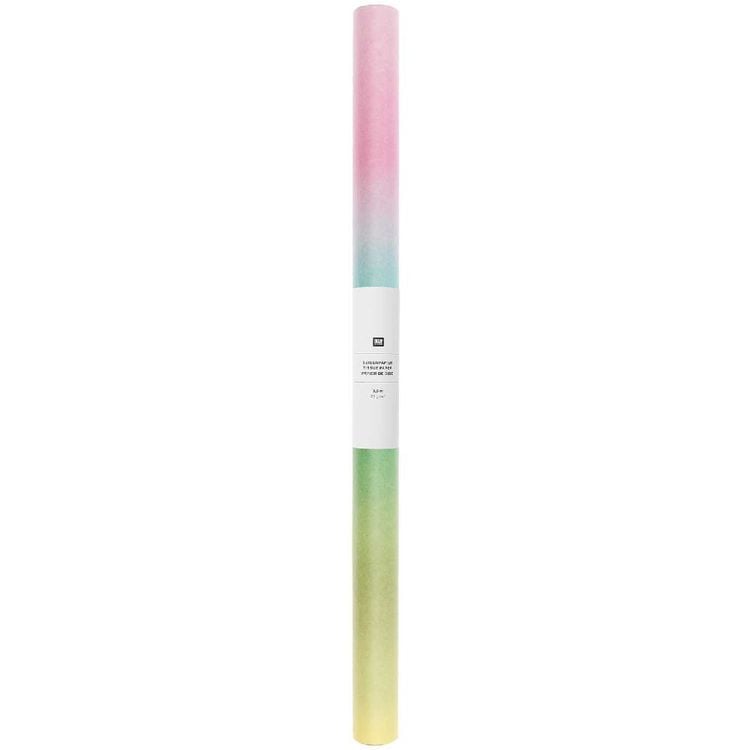 Produktbild: Seidenpapier Farbverlauf, T&uuml;rkis , 1 Rolle, 50 x 365 cm, 28g/m&sup2;