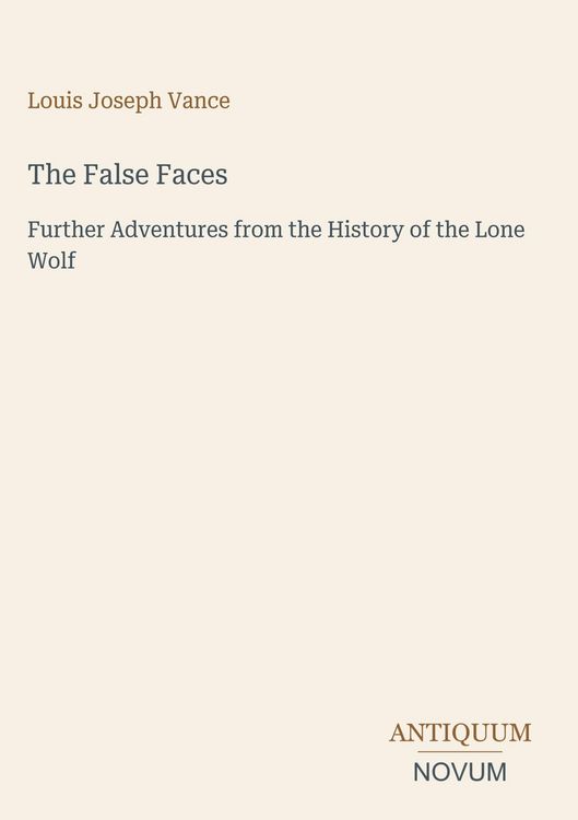 Produktbild: The False Faces