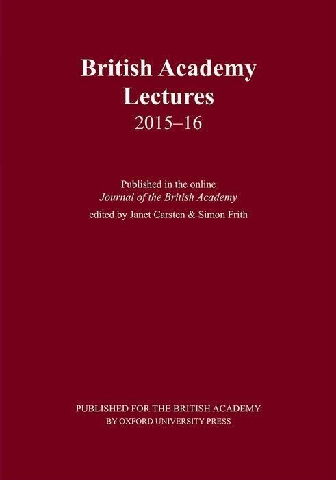 Produktbild: British Academy Lectures, 2015-16