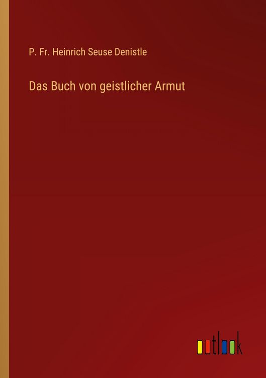 Produktbild: Das Buch von geistlicher Armut