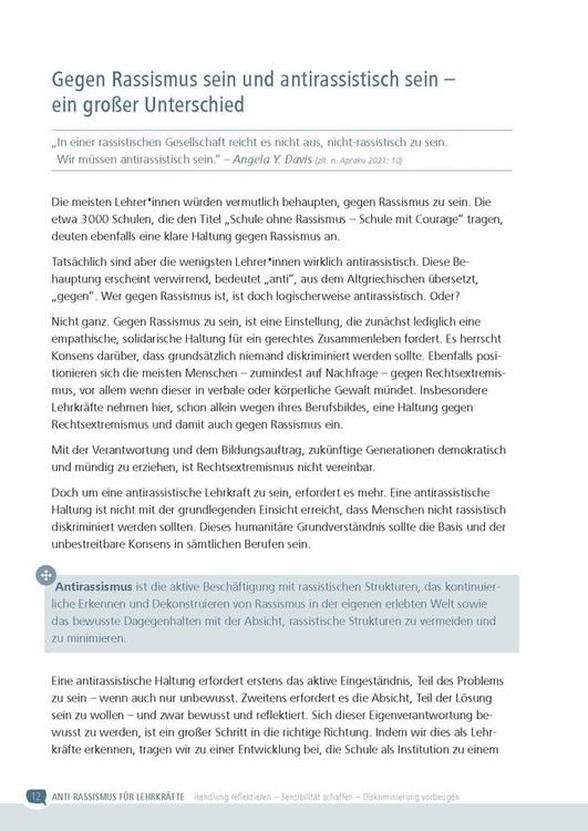 Produktbild: Anti-Rassismus f&uuml;r Lehrkr&auml;fte