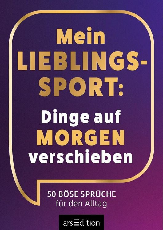 Produktbild: Mein Lieblingssport: Dinge auf morgen verschieben