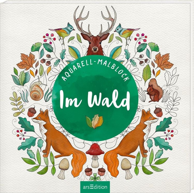 Produktbild: Aquarell-Malblock &ndash; Im Wald