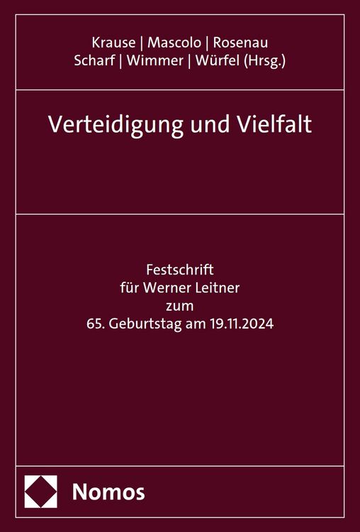Produktbild: Verteidigung und Vielfalt