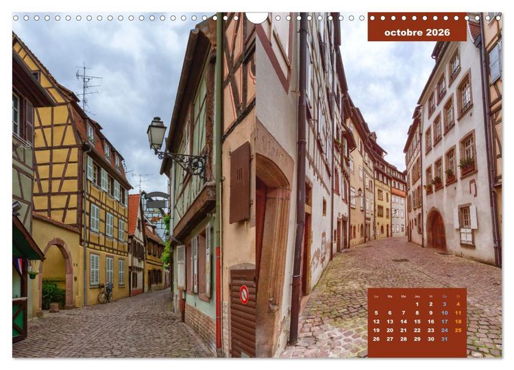 Produktbild: Colmar en Couleurs (Calendrier mural 2026 DIN A3 vertical), CALVENDO calendrier mensuel
