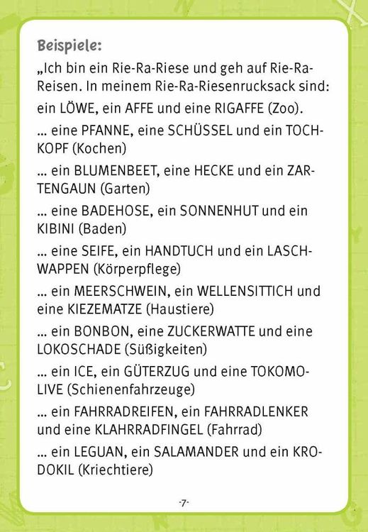 Laschwappen und Kiezematze. Vertauschte Buchstaben